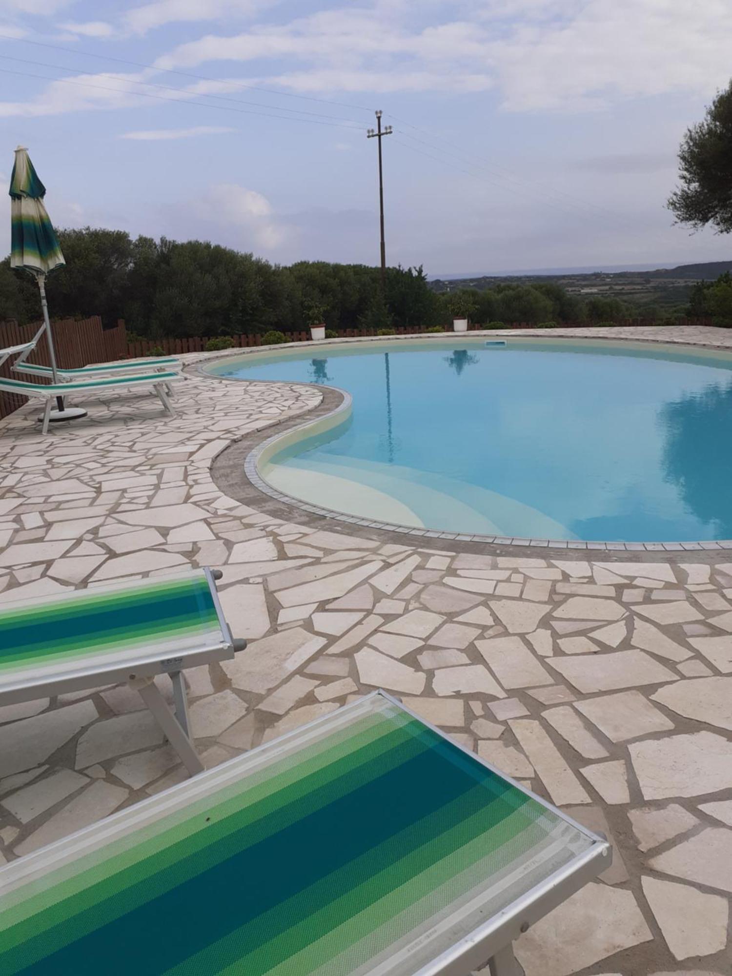 אגליאנטו Agriturismo Gli Olivastri, Appartamento La Rosa Dei Venti Con Piscina E Solarium , Vista Mare ,Climatizzatore ,Wifi מראה חיצוני תמונה